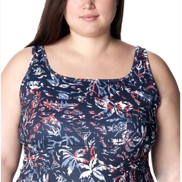 LAST ONE❗️Columbia PFG Omni Freeze Activewear UPF 50 Tank Dress Plus Size 3X - Picture 3 of 13